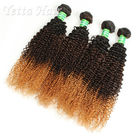 Kinky Curly 100g 7A Brazilian Virgin Hair Three Tone Dyeable